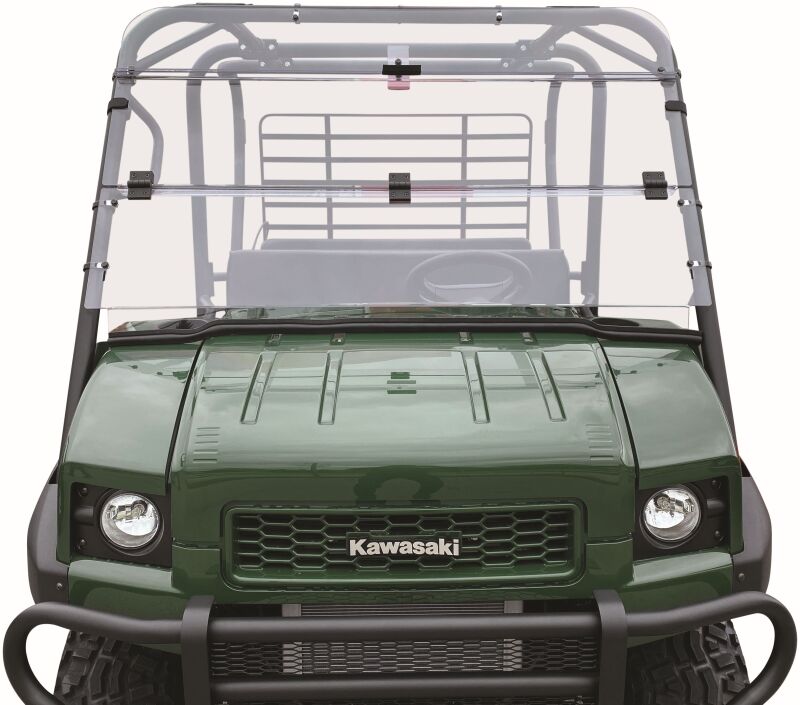 QuadBoss, QuadBoss KAF620 Mule 4010 Folding Windshield for Kawasaki KAF620 Mule 4010 4x4