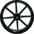 QuadBoss, QuadBoss Slicer 24X7 Off-Road Wheel with Limited Edition Bull Logo Center Caps