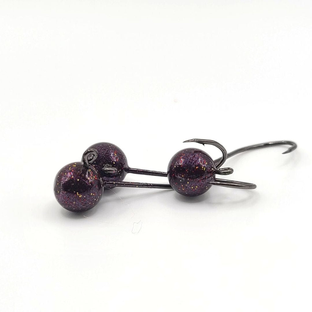 Round Jig Heads - 1/32- 1/16 - 1/8 - 12 Pack - No Collar