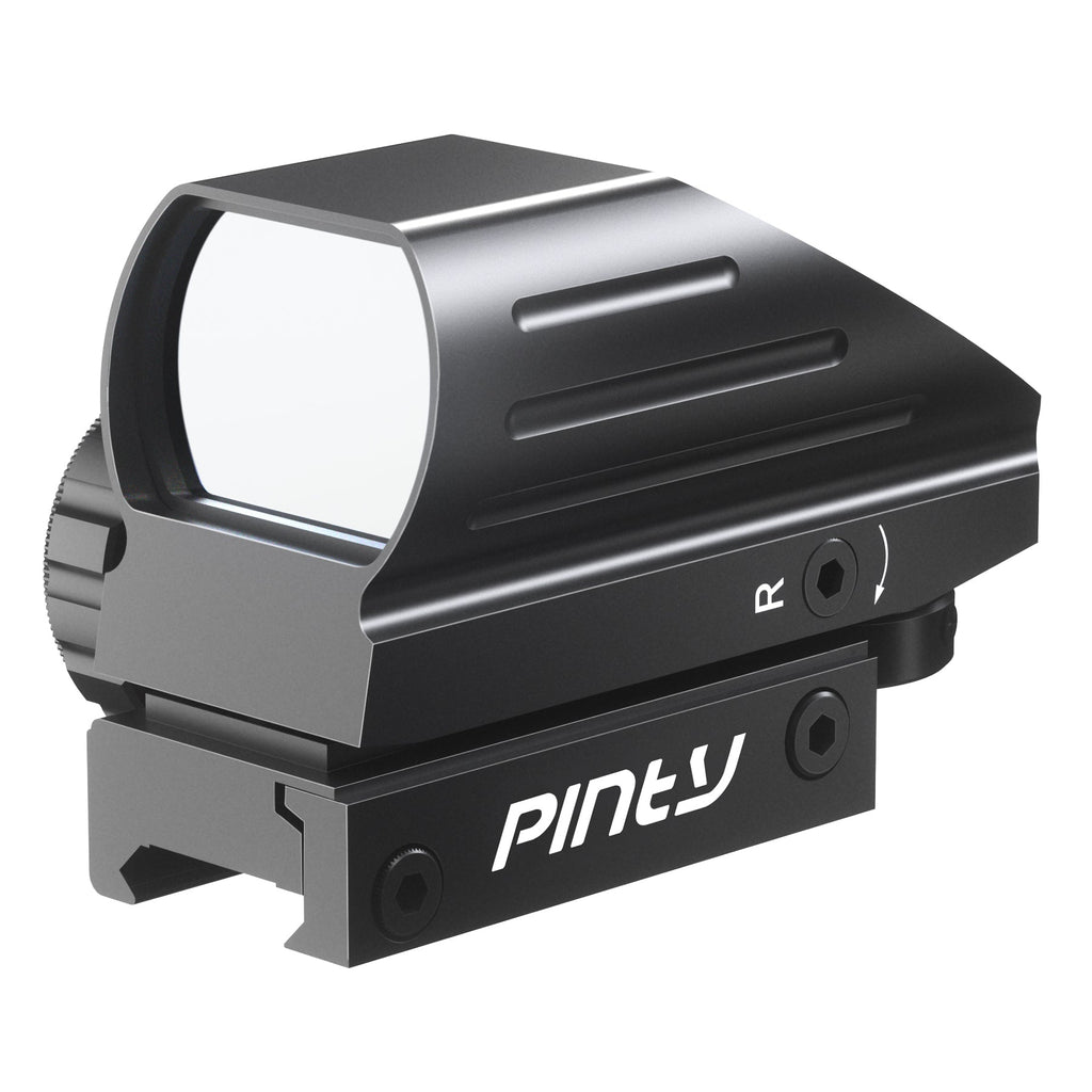 Red & Green Reflex Dot Sight, 4 Reticle Types, Strong Lens Frame