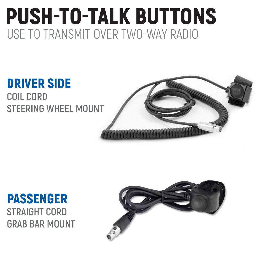Rugged Radios Can-Am Commander and Late Model Maverick Complete Communication Kit with Bluetooth Intercom and 2-Way Radio - Dash Mount