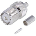 Rugged Radios Crimp On Female UHF Antenna Connector