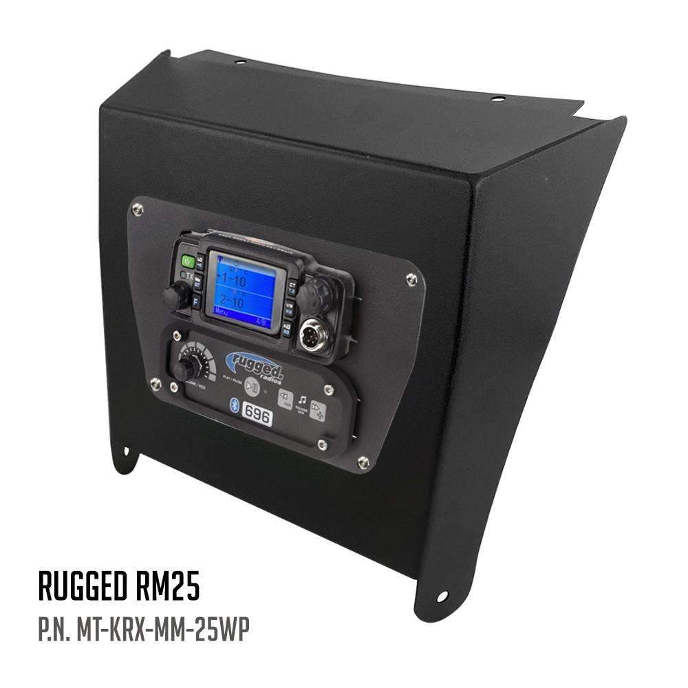 Rugged Radios Kawasaki KRX Multi-Mount Kit for M1 / G1 / RM45 / RM60 / GMR45 Radio and Rugged Intercom