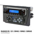 Rugged Radios Polaris XP1 Mount Kit for M1 / G1 / RM60 / GMR45 Radio and Rugged Intercom