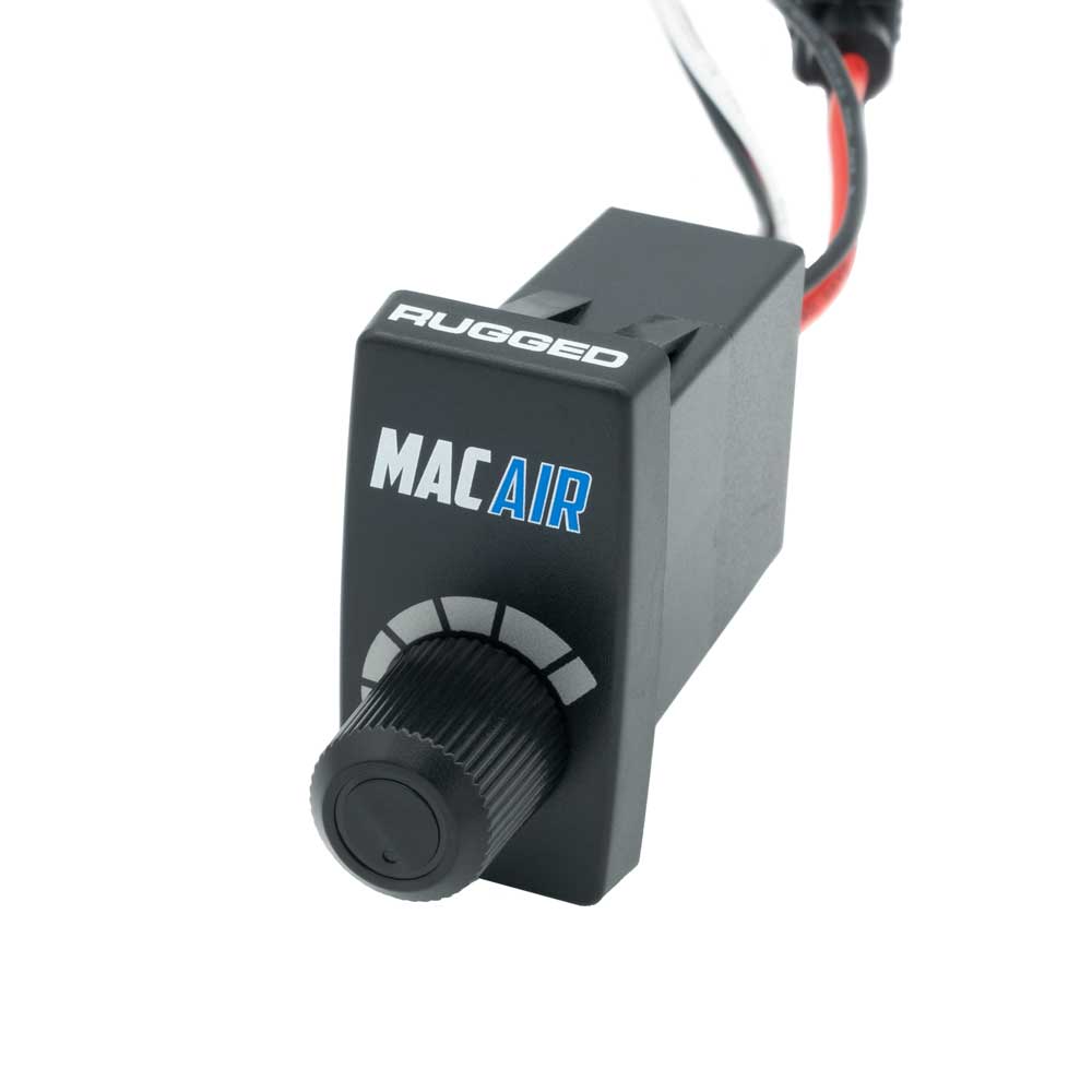 Rugged Radios Rocker Switch Variable Speed Controller (VSC) for MAC Helmet Air Pumper - Complete Switch & Wiring Harness