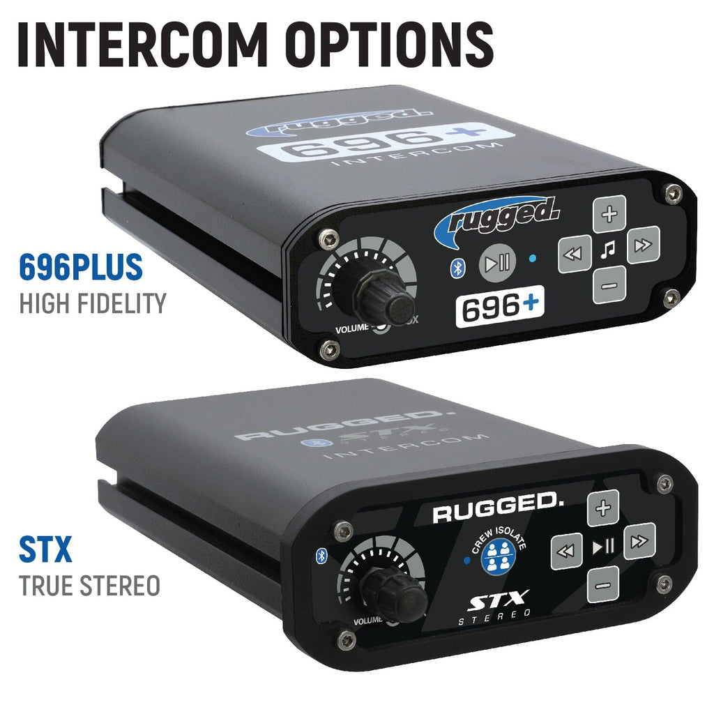Rugged Radios Yamaha YXZ 1000R Complete Communication Kit with Bluetooth Intercom and 2-Way Radio