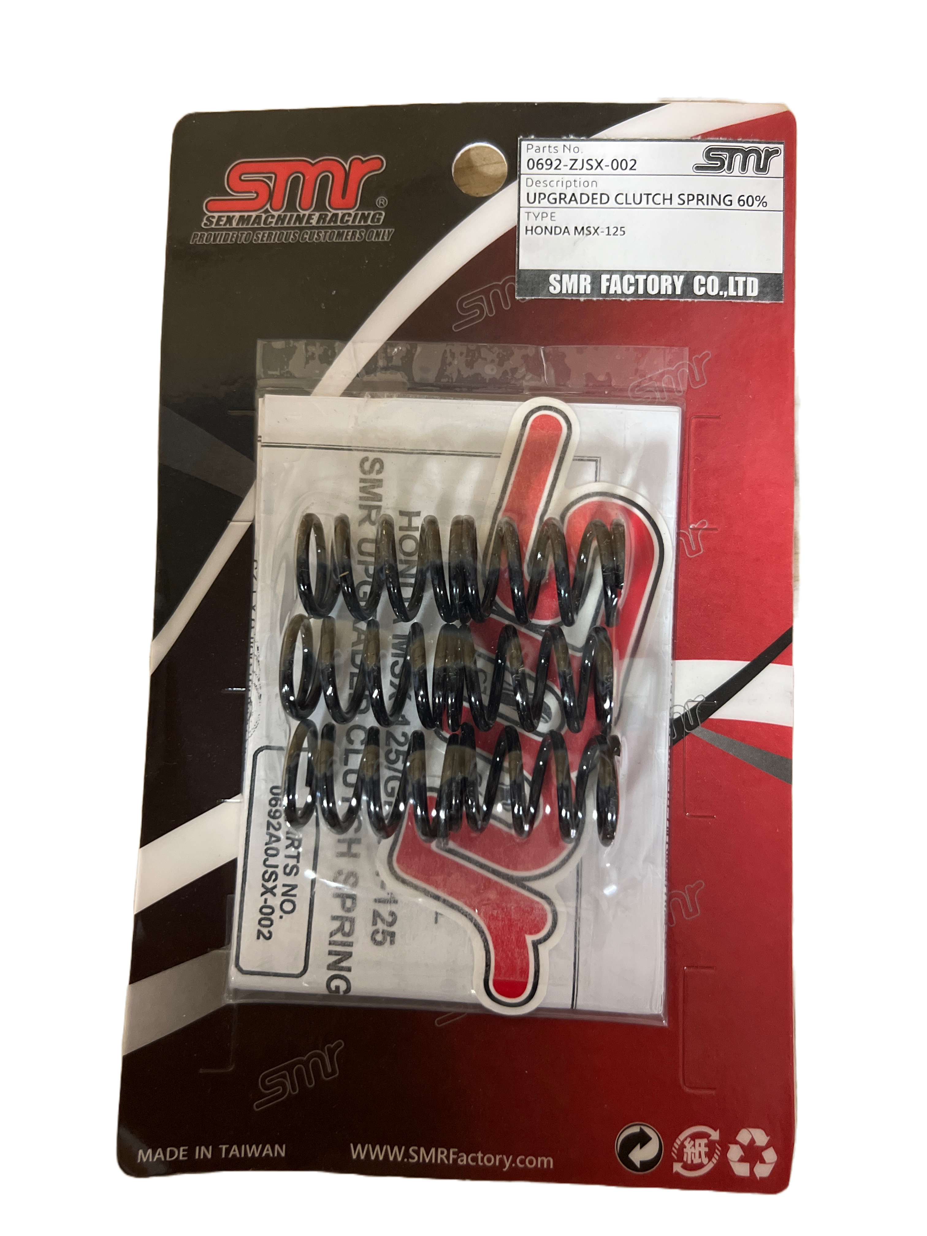 SMR 60% Stiffer Clutch Springs - Honda Grom 125 & Monkey 125 (6-Piece Upgrade Kit)