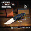 Skinner Knife J2 Stainless Steel Fixed Blade
