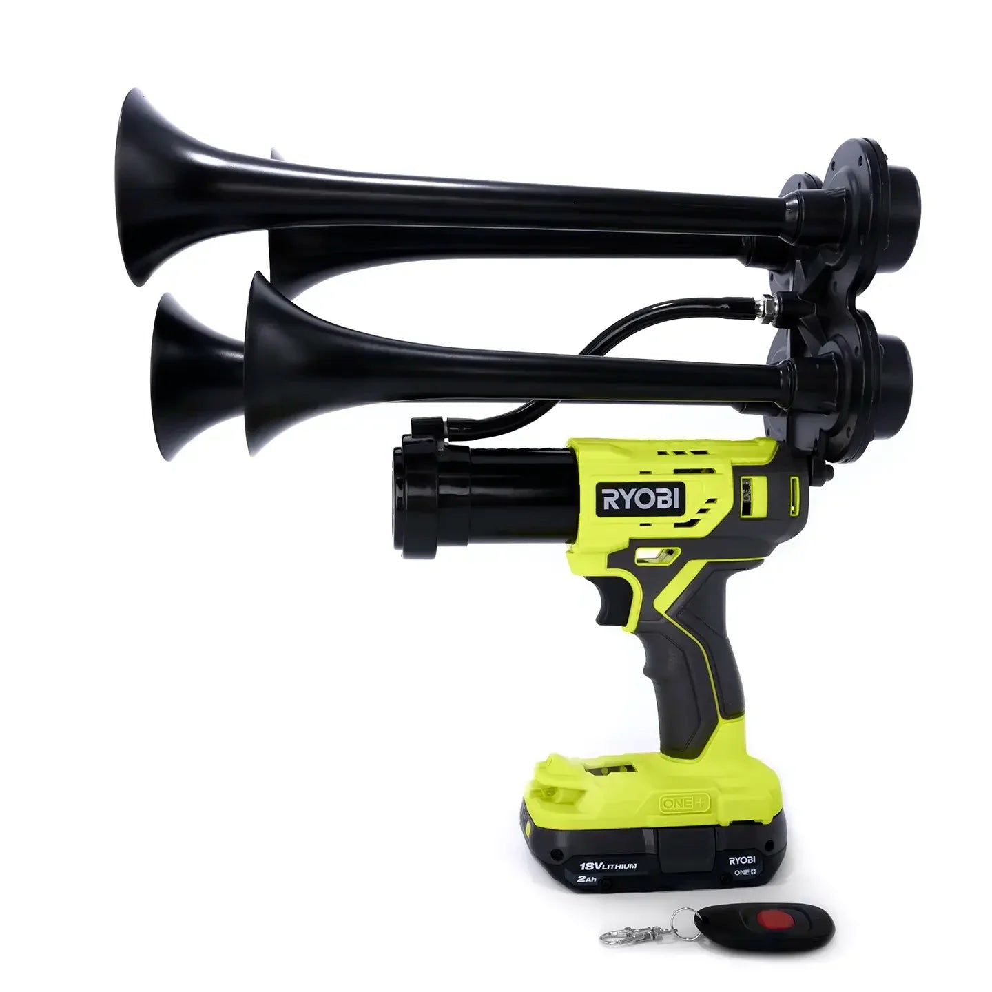 Train Horn for Ryobi Batteries — Quad Pro