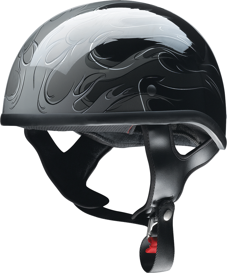 Z1R, Z1R CC Beanie Helmet - Hellfire Gray, XS - Injection-Molded Polycarbonate Shell, D-Ring Closure System