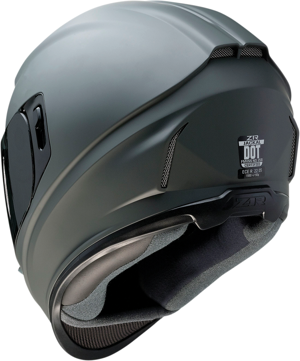 Z1R, Z1R Jackal Helmet Primer Gray with Smoke Shield - XS - Model 0101-13999