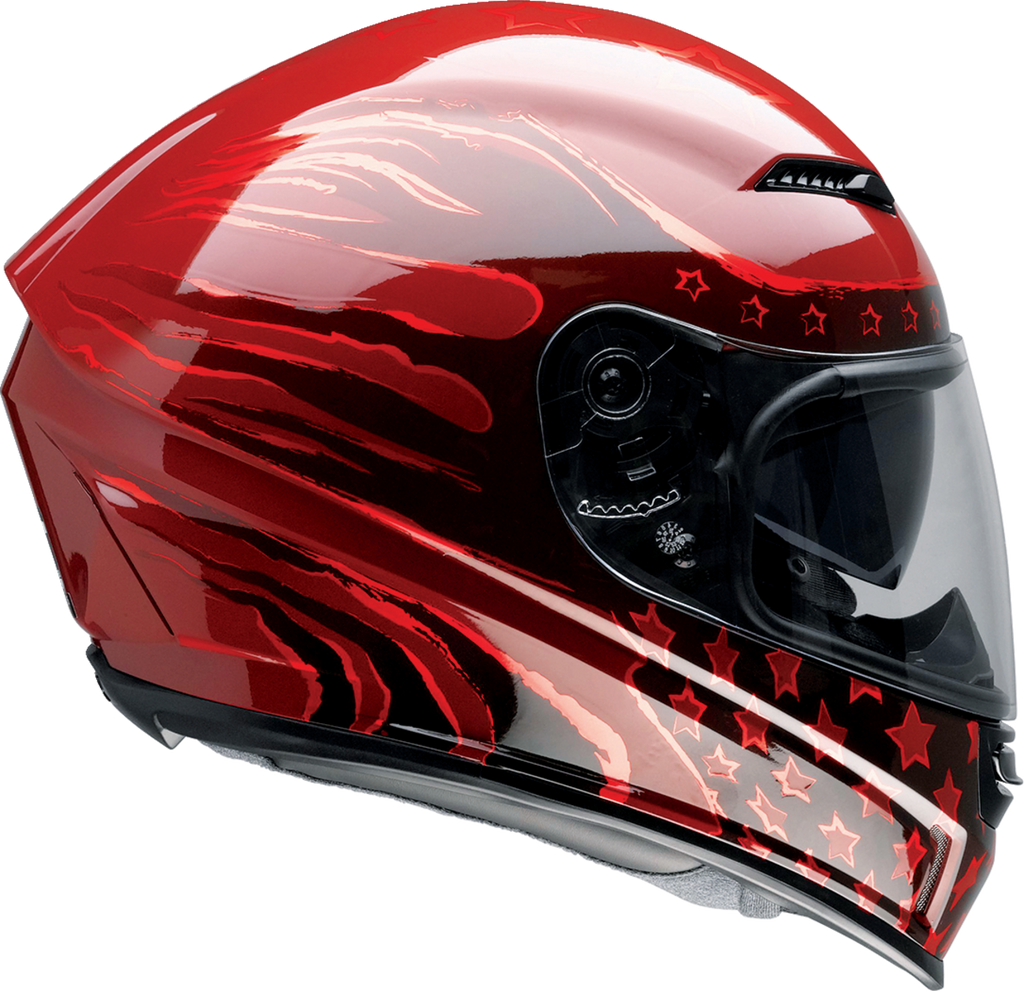 Z1R, Z1R Jackal Patriot Helmet in Red – Intermediate Oval Fit, 3XL