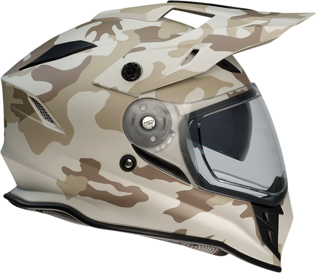 Z1R, Z1R Range Helmet - Camo Desert, 2XL by Z1R with Polycarbonate Shields and Drop Down Sun Visor