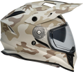 Z1R, Z1R Range Helmet - Camo Desert, 2XL by Z1R with Polycarbonate Shields and Drop Down Sun Visor