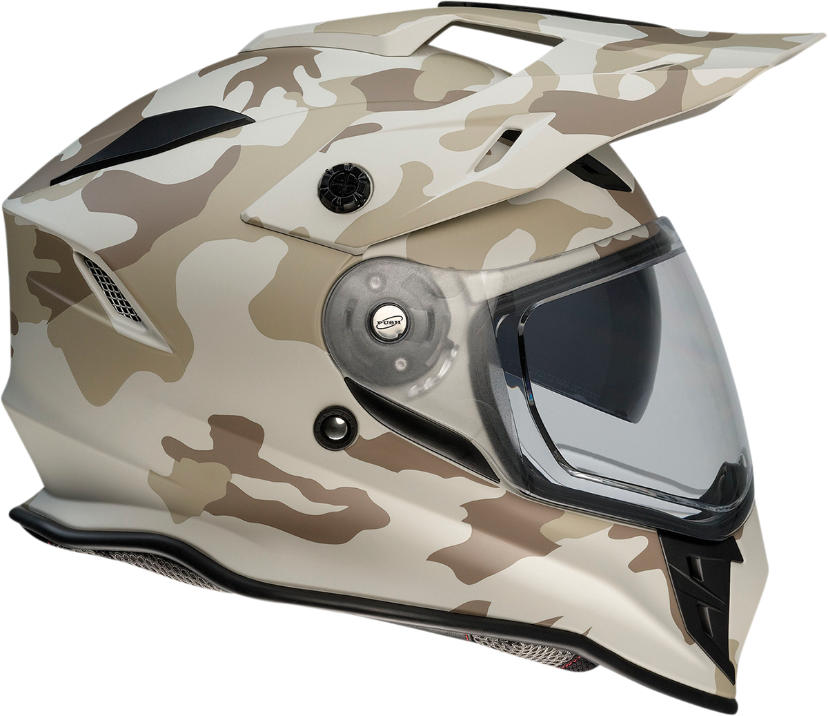 Z1R, Z1R Range Helmet - Camo Desert, 2XL by Z1R with Polycarbonate Shields and Drop Down Sun Visor