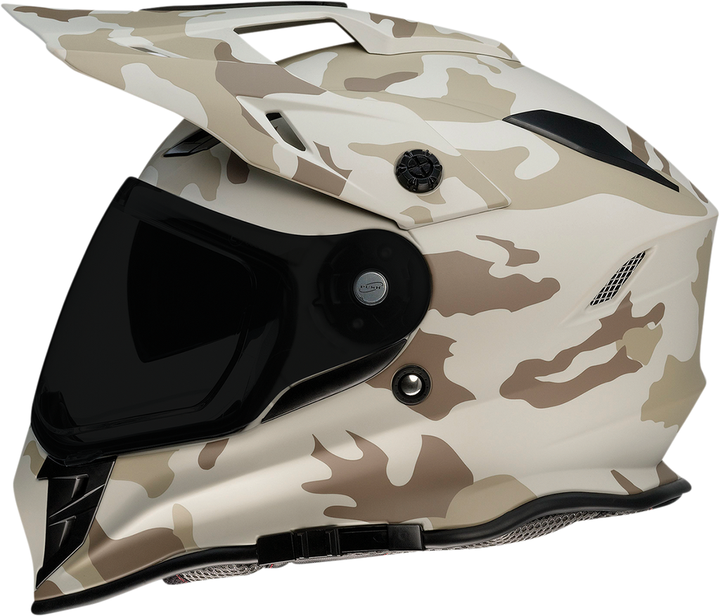 Z1R, Z1R Range Helmet - Camo Desert, 2XL by Z1R with Polycarbonate Shields and Drop Down Sun Visor