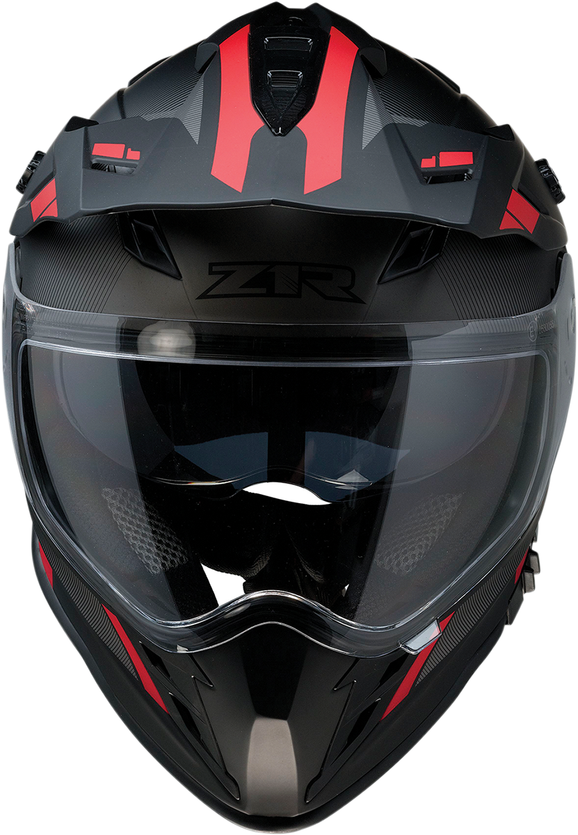 Z1R, Z1R Range Helmet - Uptake Black/Red Medium 0140-0015 by Z1R