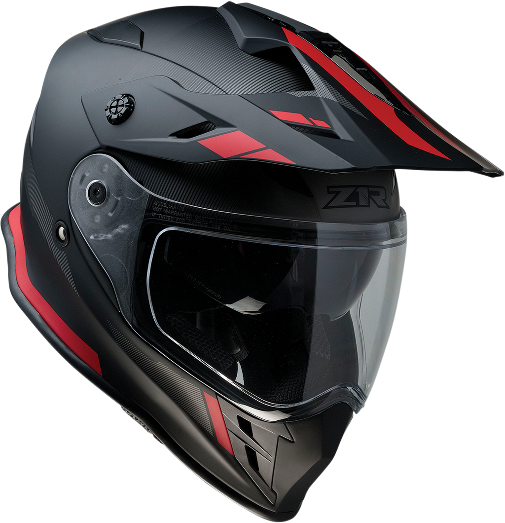 Z1R, Z1R Range Helmet - Uptake Black/Red Medium 0140-0015 by Z1R