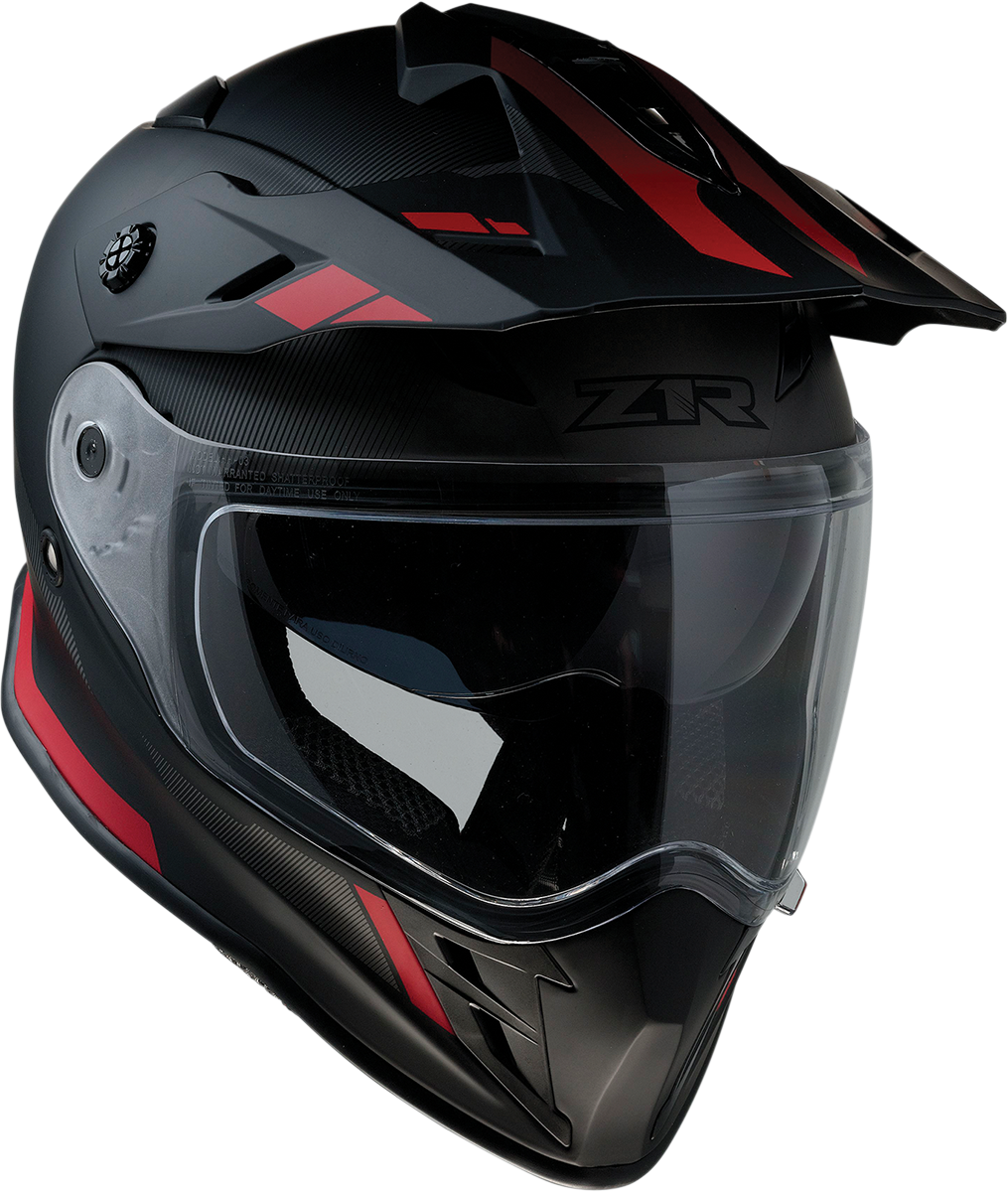 Z1R, Z1R Range Helmet - Uptake Black/Red Medium 0140-0015 by Z1R
