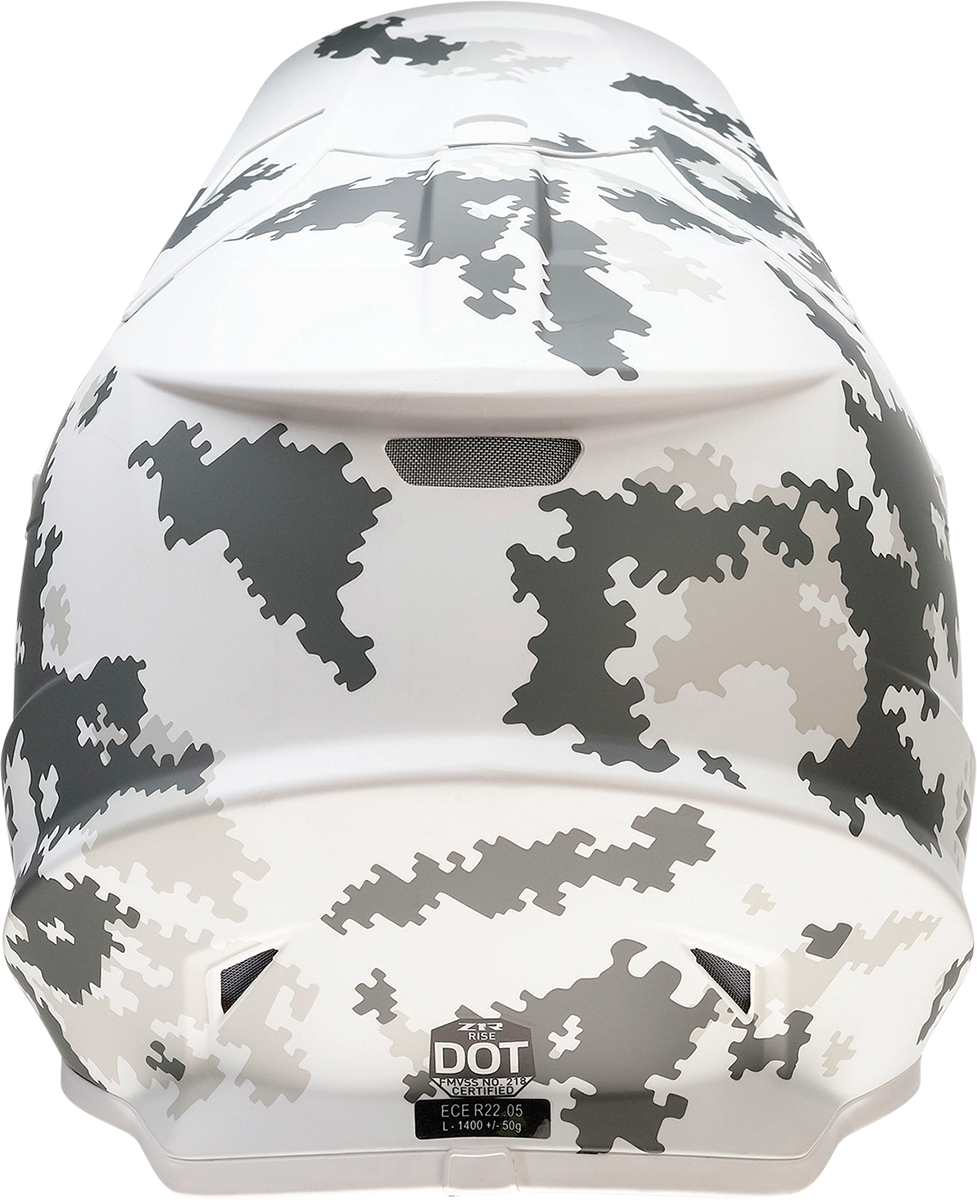 Z1R, Z1R Rise Snow Helmet - Digi Camo White/Gray Medium (Part No. 0120-0714)