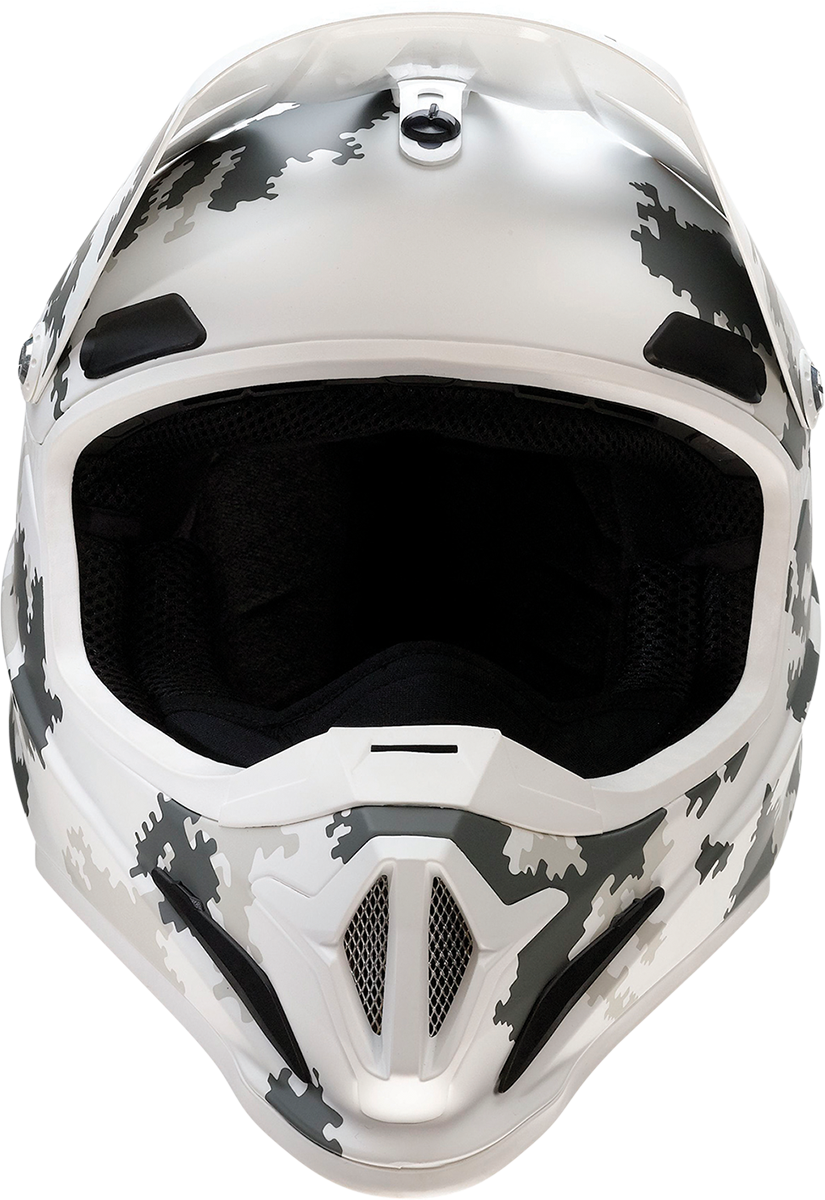 Z1R, Z1R Rise Snow Helmet - Digi Camo White/Gray Medium (Part No. 0120-0714)