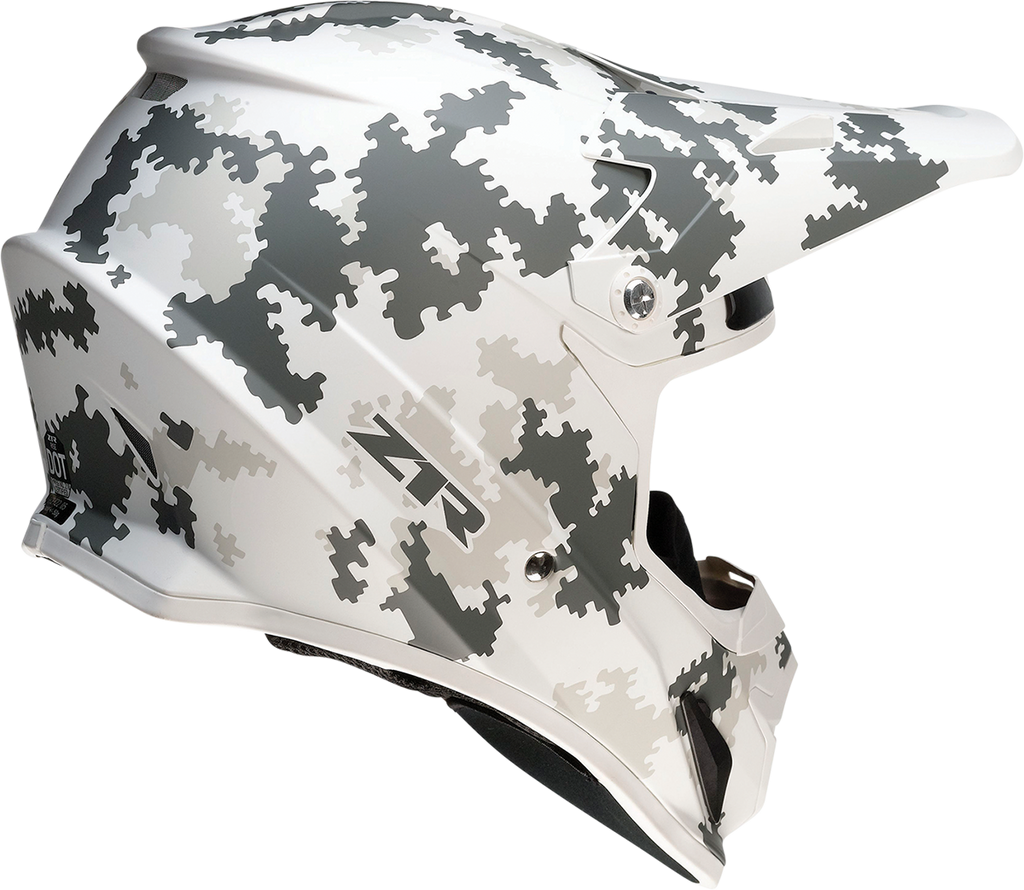 Z1R, Z1R Rise Snow Helmet - Digi Camo White/Gray Medium (Part No. 0120-0714)