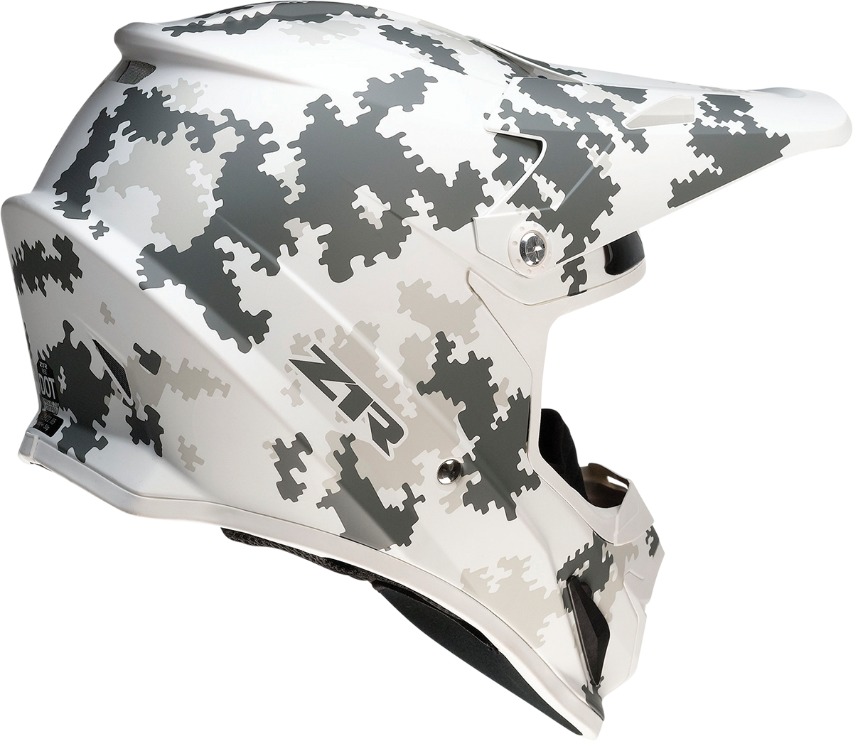 Z1R, Z1R Rise Snow Helmet - Digi Camo White/Gray Medium (Part No. 0120-0714)