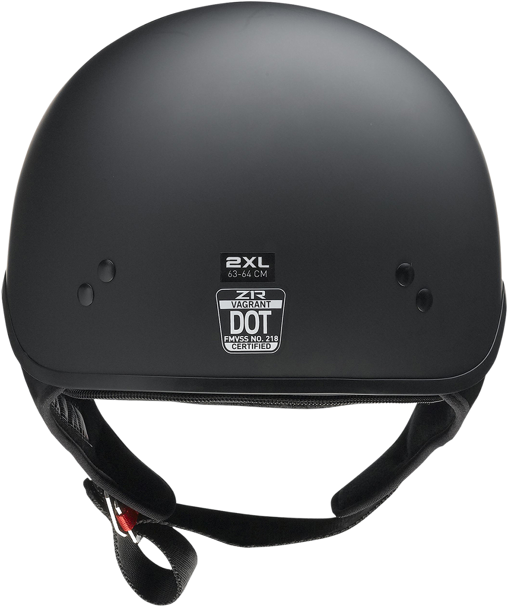 Z1R, Z1R Vagrant NC Helmet in Flat Black - XL by Z1R Part Number 0103-1376